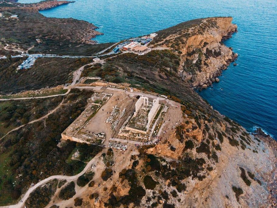 Lavrio Stone House 5 Min From The Centre/Port Apartment Luaran gambar